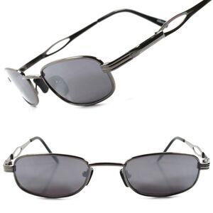 Classic Vintage Retro 80's Urban Indie Fashion Mens Small Rectangle Sunglasses